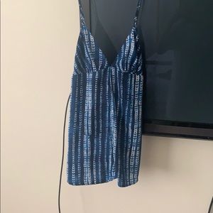 Show Me Your MuMu Tie Dye Depp Romper size Medium